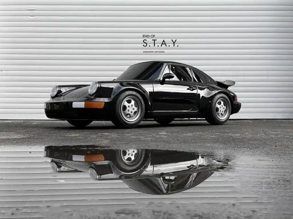 This tiny Porsche 964 Turbo Junior can do almost 50mph and is the coolest toy for adults that we’ve seen in a while.