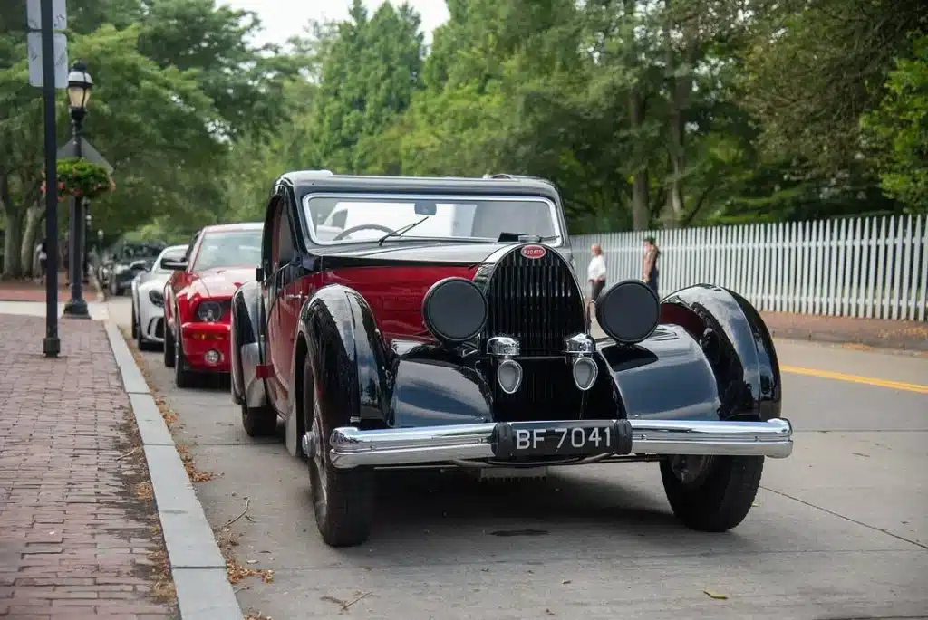 Swiss man drives a $30M 1937 Bugatti Type 57 Atalante classic car 3,600 miles to California for one important reason