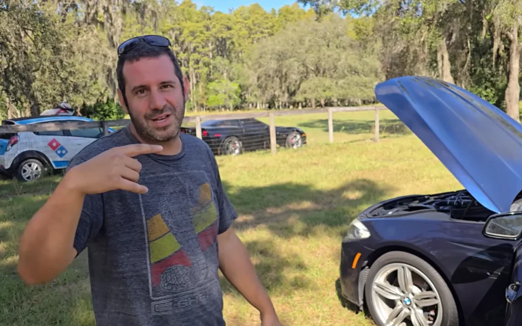 A Florida man bought an in-op BMW 550i for $1,300 and brought it roaring back to life by reconnecting just three wires and replacing one fuse