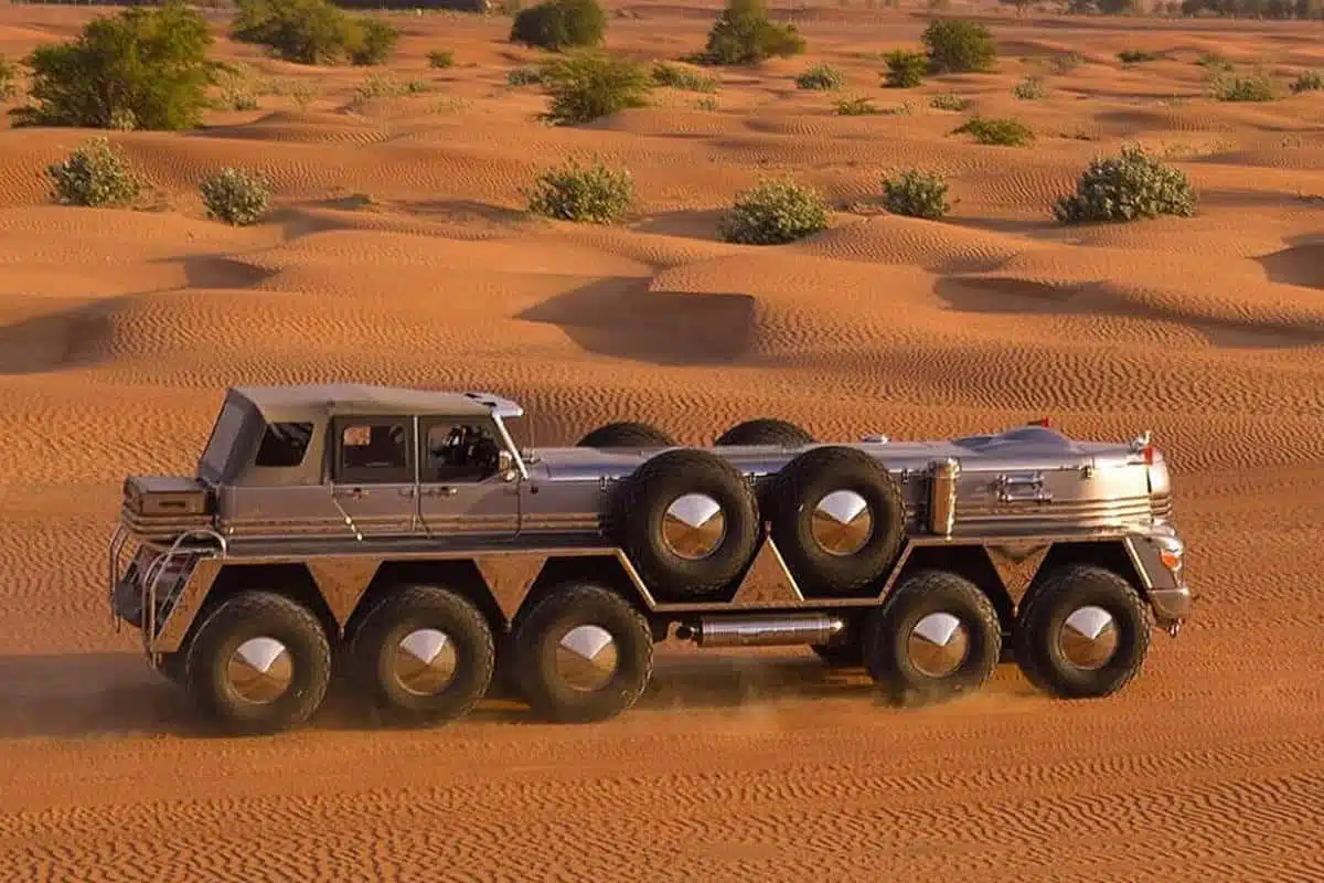 The Dhabiyan, the world's biggest SUV.