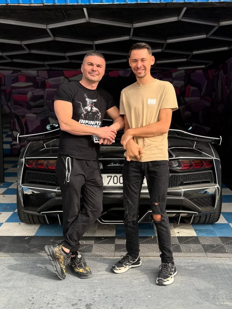 Man with cerebral palsy who'd been bullied for years fulfils dream of riding in a Lamborghini thanks to a generous stranger