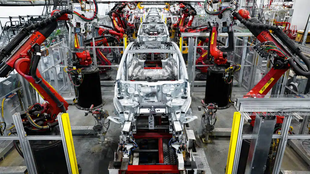 The American-made Tesla uses many domestic Tesla components and is built in a Tesla factory, but Tesla sourcing still depends on global suppliers