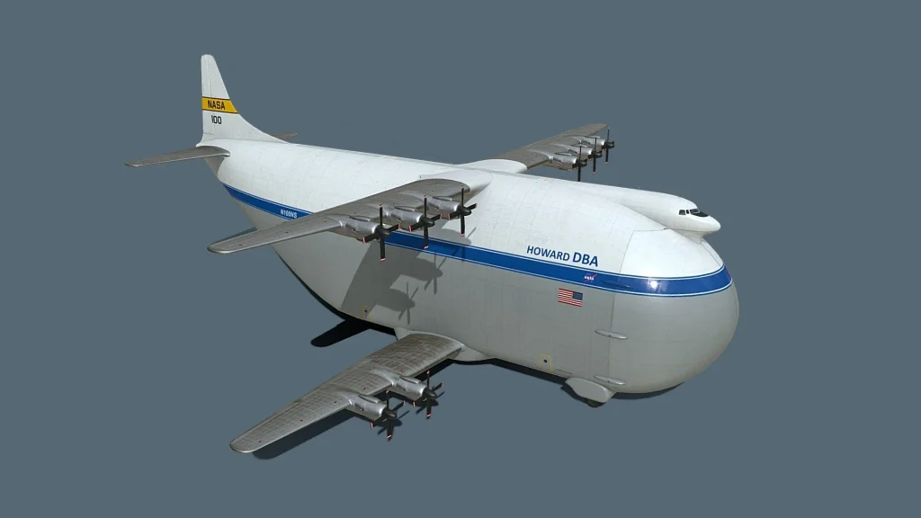 Dee Howard came up with a NASA plane so big it could swallow a Saturn rocket