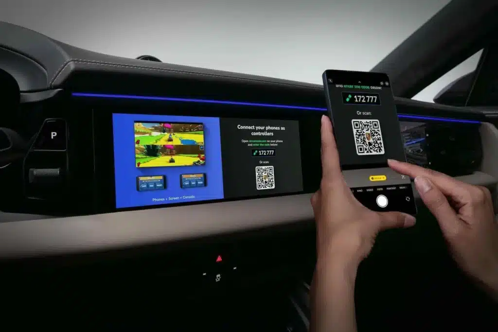 Porsche is integrating a in-car gaming system into its next car