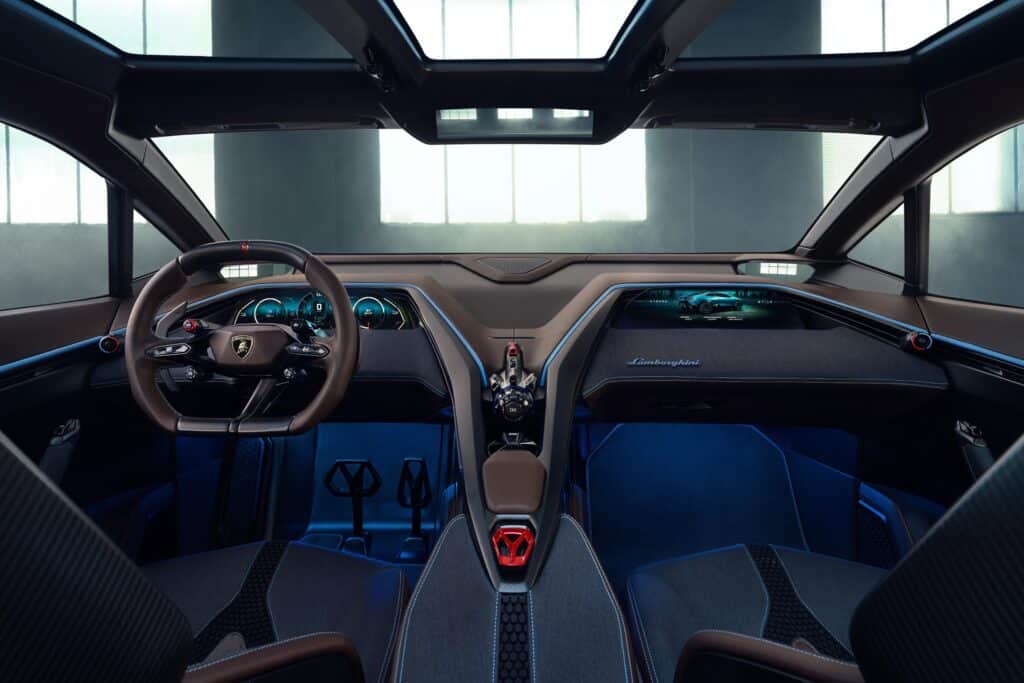 Lamborghini Lanzador, interior