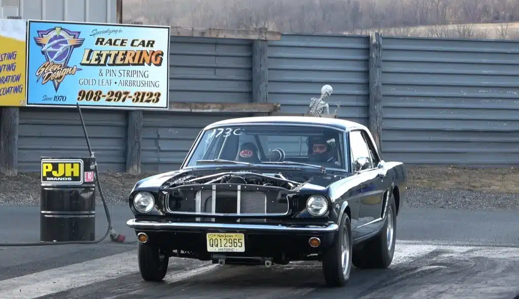 Ram 1500 TRX drag race Shelby GT500 and 1965 Mustang