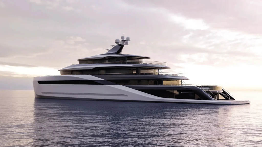 New superyacht concept is planned to be a sailing wellness resort