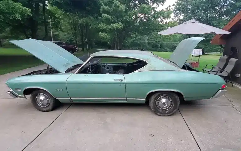 1968 chevy chevelle malibu barn find