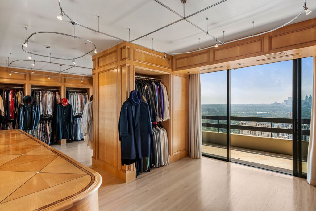 Elton John's condo boasts expansive, boutique-style closets