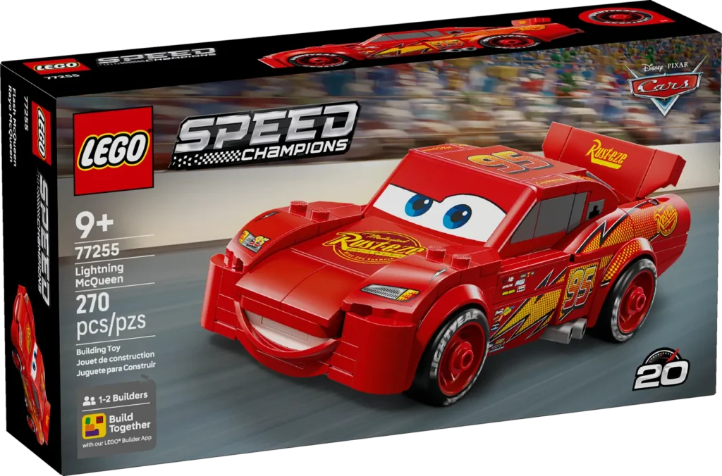 Lego celebrates 20th anniversary of Cars by releasing its own Lightning McQueen