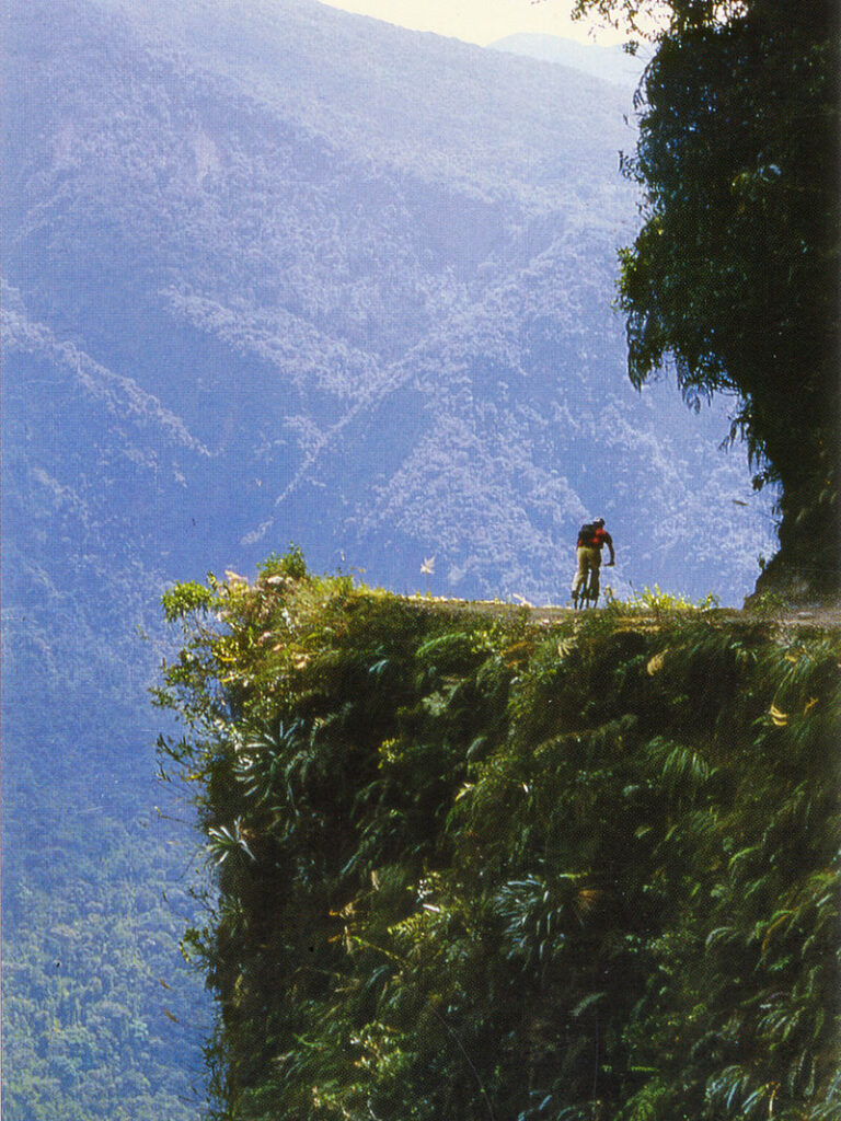 Yungas Road or Death Road in Bolivia is the most dangerous highway in the world