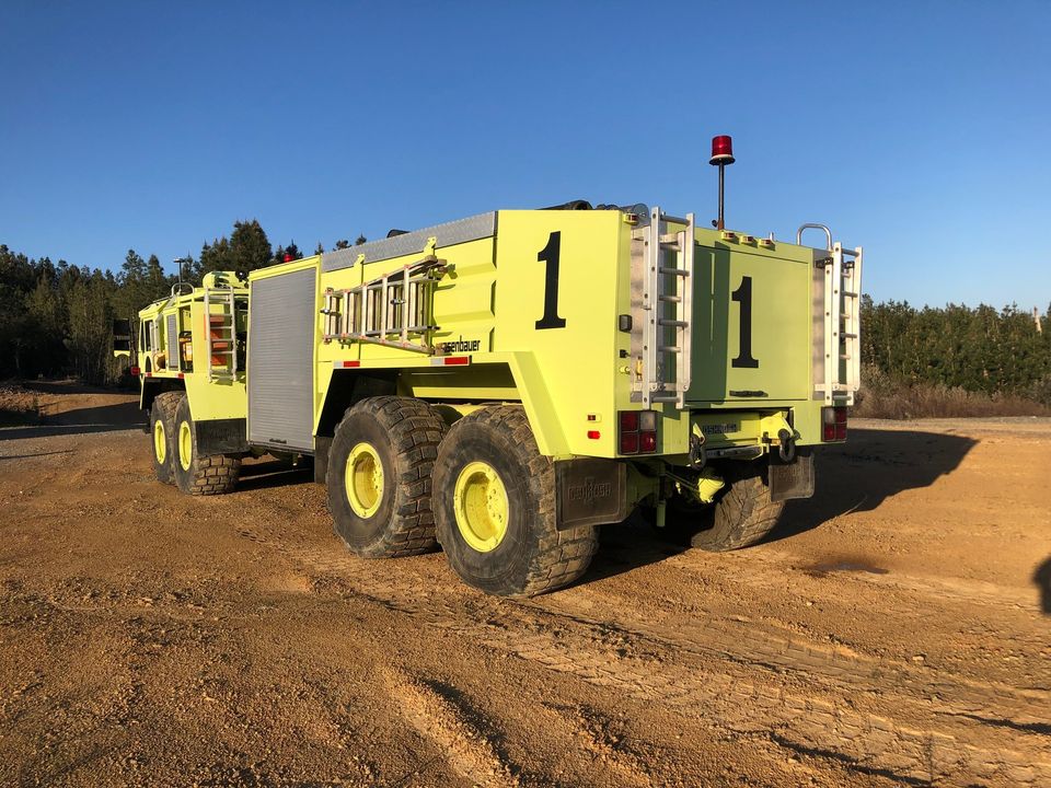 Insane 8x8 articulating off-road fire truck is listed for sale on Facebook Marketplace