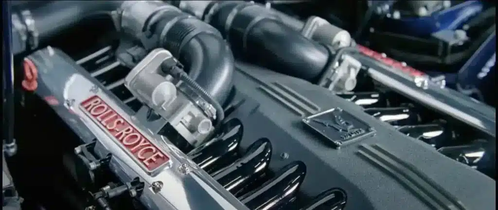 Rolls-Royce allowed Rowan Atkinson to use a whopping nine-litre, V16 engine for Johnny English Reborn.