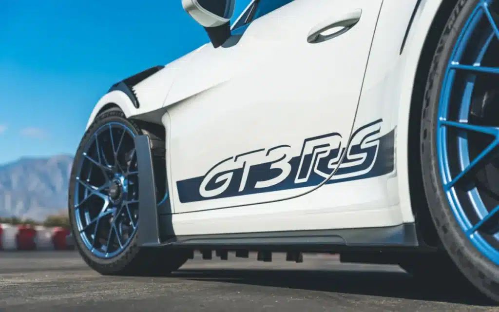 A Porsche 911 GT3 RS at a dealership in the Netherlands was found nose-first in a canal after rolling off the shop floor and nobody ever found out why
