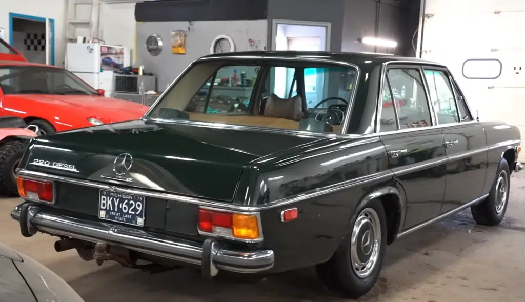 Michigan barn find, $1,200 Mercedes, rust-free classic with 18,000 miles discovered after nearly 50 years in storage and now undergoing restoration