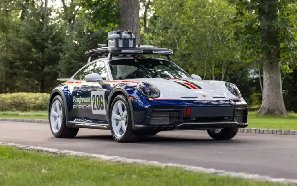 A 2024 Porsche 911 Dakar with just 48 miles on the clock is currently available for sale