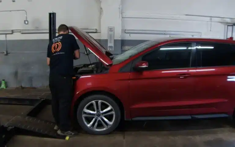 A Ford mechanic was inspecting a Ford Edge and found something a Ford employee lost about a decade ago