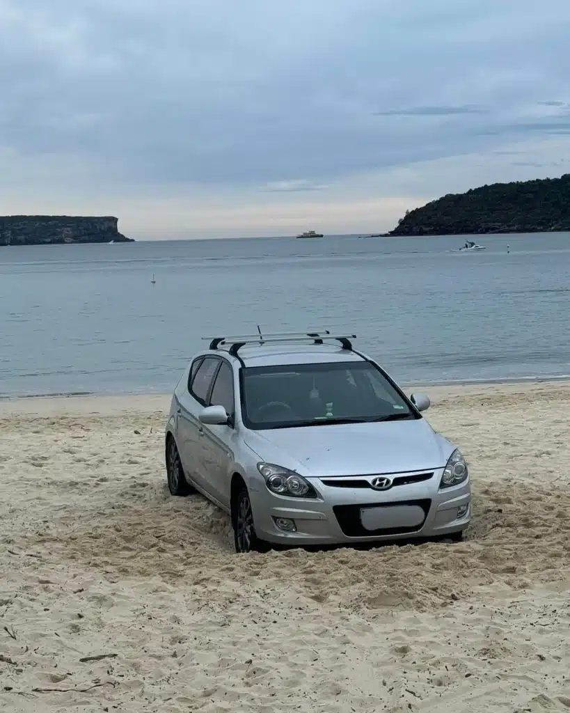 Carro encontrado em Balmoral Beach Sydney