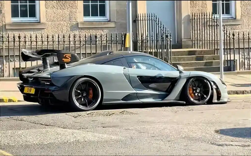 A McLaren Senna owner learned the hard way that you have to drive this supercar quite carefully when you're on a bumpy road