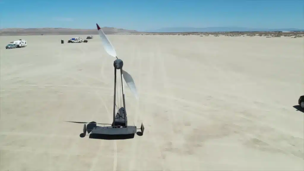 Man driving wind-powered car forced to prove that he's faster than wind after UCLA physics professor bets $10K he's wrong