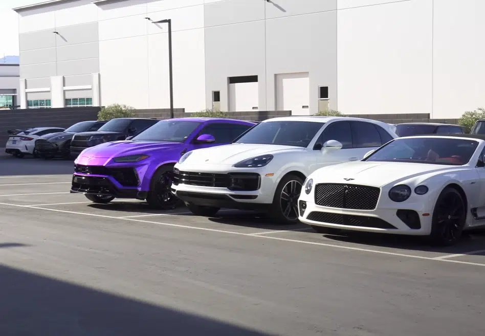 This Vegas supercar showroom is home to the Koenigsegg Agera RS, Maybach G-Wagon, and Rolls-Royce Spectre in a display unlike anything else in America
