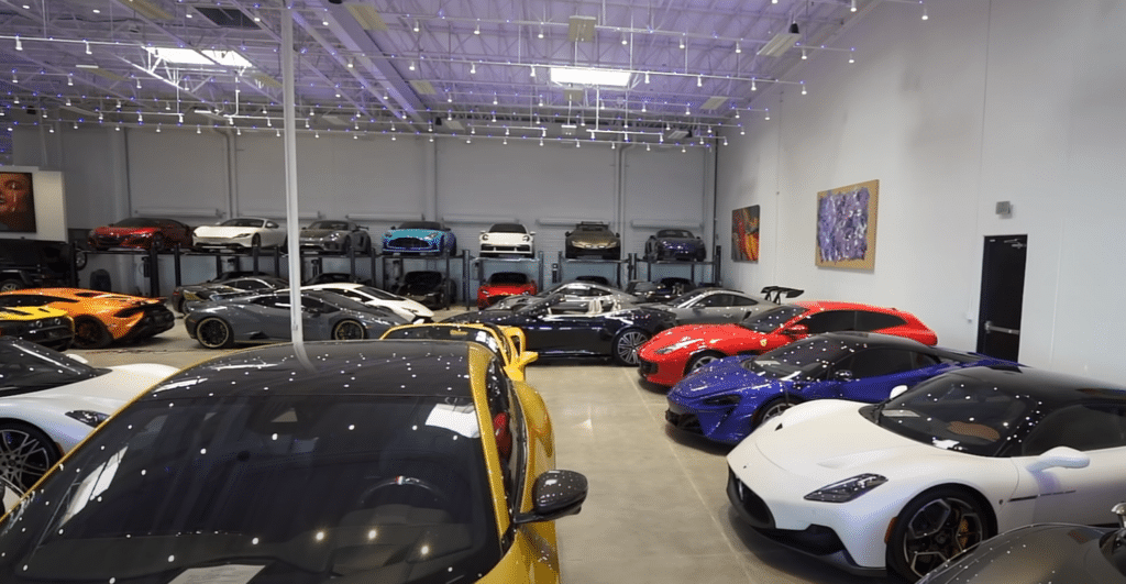 This Vegas supercar showroom is home to the Koenigsegg Agera RS, Maybach G-Wagon, and Rolls-Royce Spectre in a display unlike anything else in America