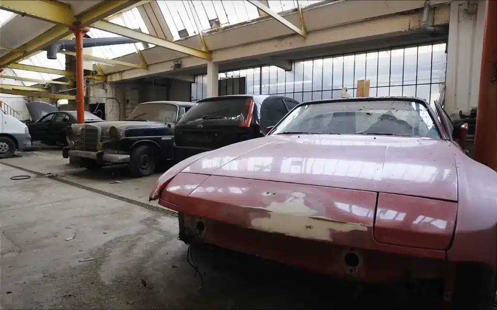 A YouTuber accidentally found an abandoned warehouse in Belgium full of classic cars