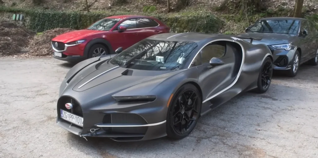 A YouTuber managed to capture some footage of Mate Rimac testing the Bugatti Tourbillon somewhere in the middle of nowhere in Croatia