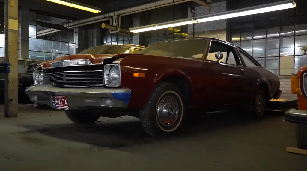 An abandoned car factory is being rebuilt with vintage motorcycles, industrial robots, and a race garage to bring new life into Detroit’s forgotten spaces