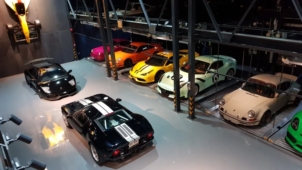 A real estate developer in Thailand showed his entire car collection to Supercar Blondie - aka Alex Hirschi - and it's quite something