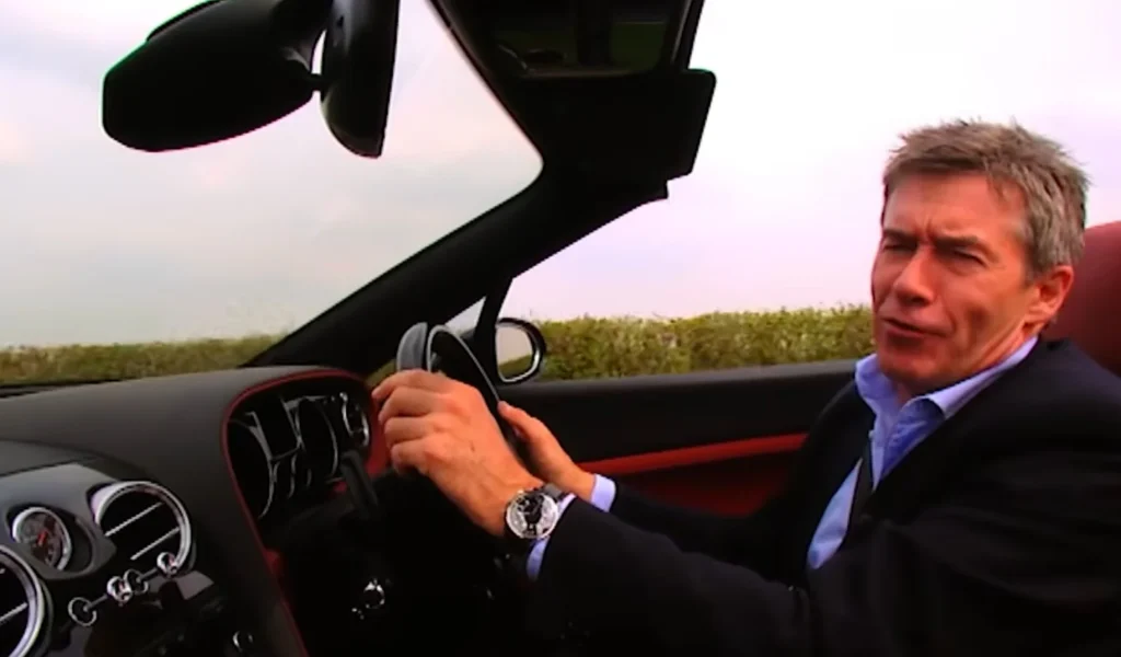 A while back on Fifth Gear, legendary automotive journalist Tiff Needell tested the Bentley Continental GTC