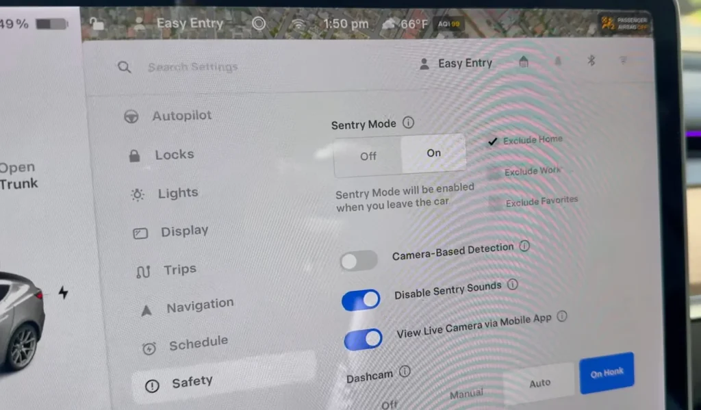 A woman in the US turned on Sentry Mode cameras on her Tesla Model 3 and left them on for 24 hours