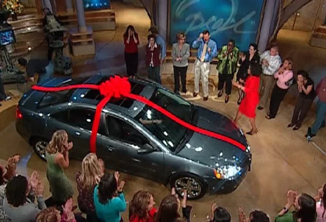A woman who was given a free VW Beetle on The Oprah Winfrey Show has shared what the TV personality told her once the cameras were off, and it wasn't about the car