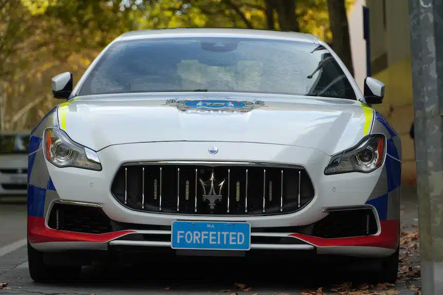 Australian Police have given the seized Maserati Quattroporte a makeover.