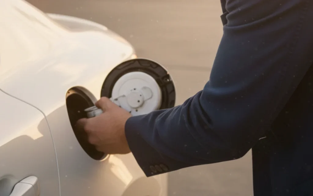 Mechanic's diagnosis of Toyota with reported faulty fuel door lasts exactly 13 seconds