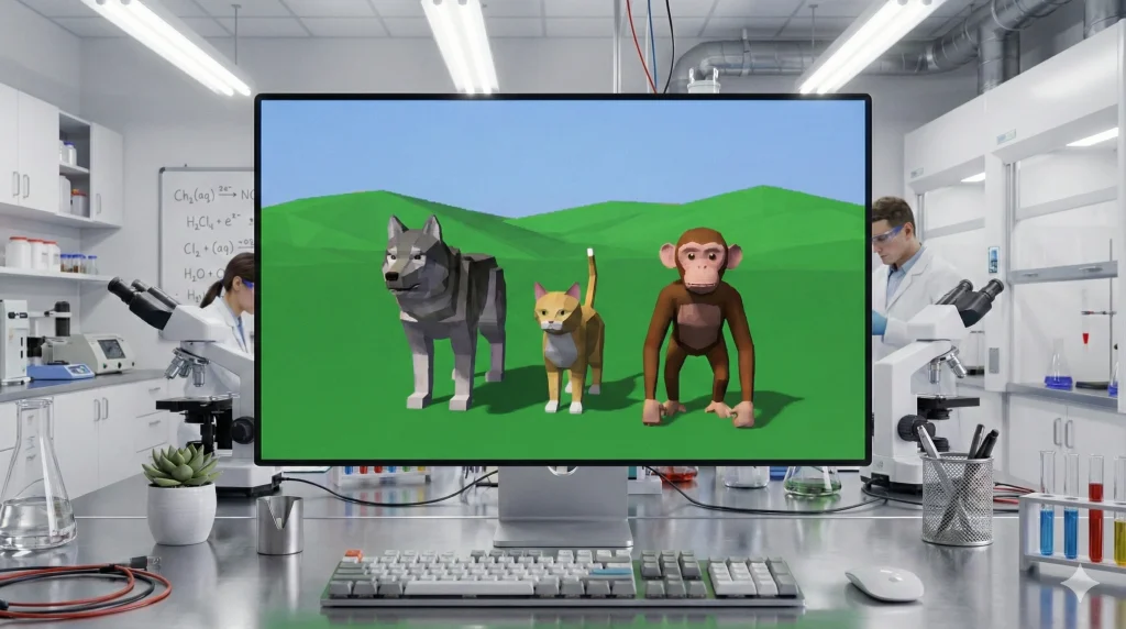 These AI creatures started blind and ended up with working eyes without anyone teaching them how