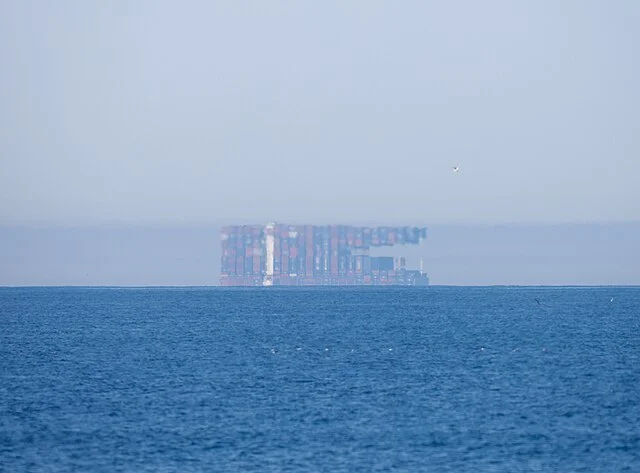 There's a reason boats sometimes look like they are floating in the sky
