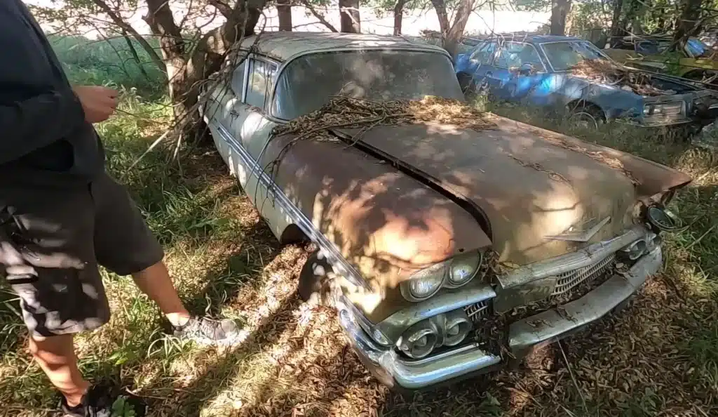 Abandoned car rescued