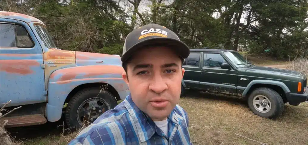 American man bought an abandoned farm and while cleaning it up discovers all the classic cars left there