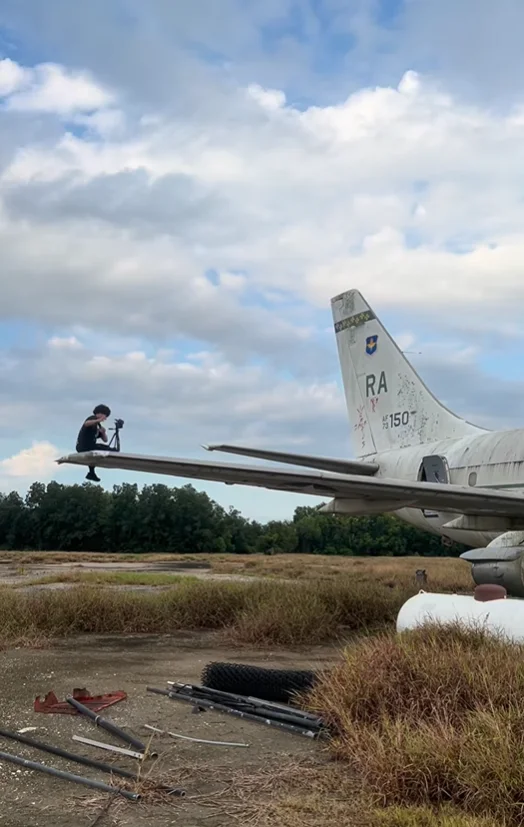 Man explores abandoned plane left to rot for 10 years in Texas and it's like a haunting look back in time