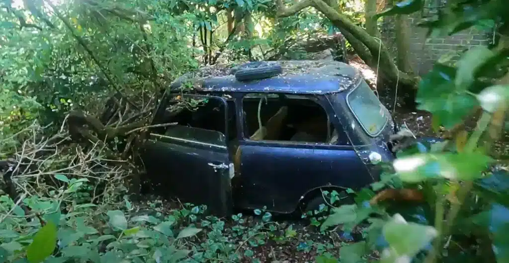 Man discovers abandoned property hidden from civilization that's littered with crumbling classics