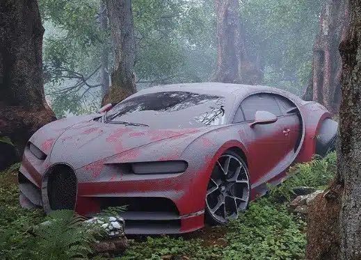 Abandoned Bugatti