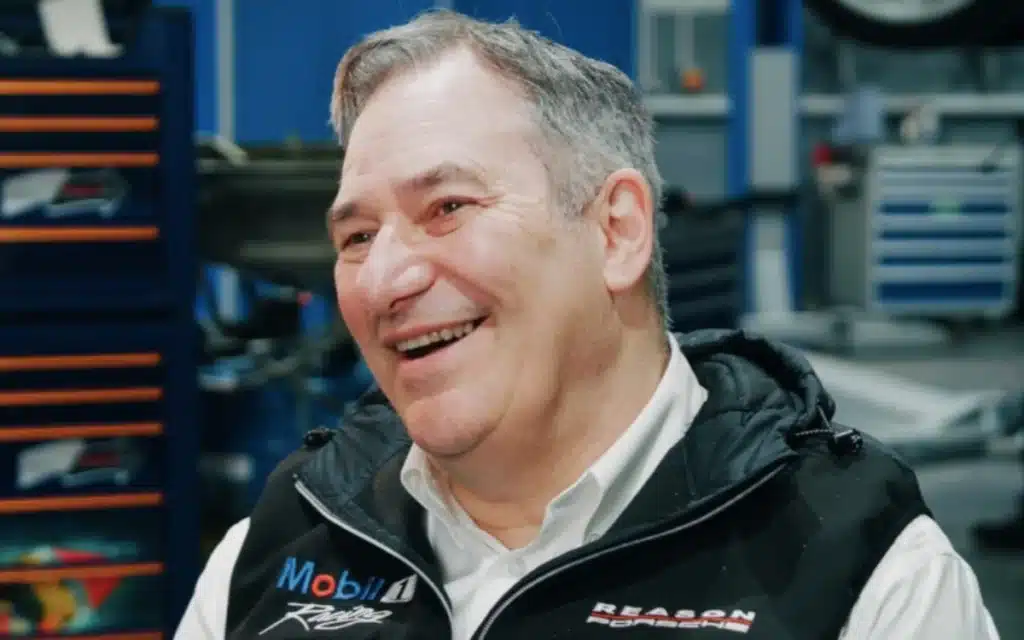60 Porsches line up for a touching farewell to a UK business man