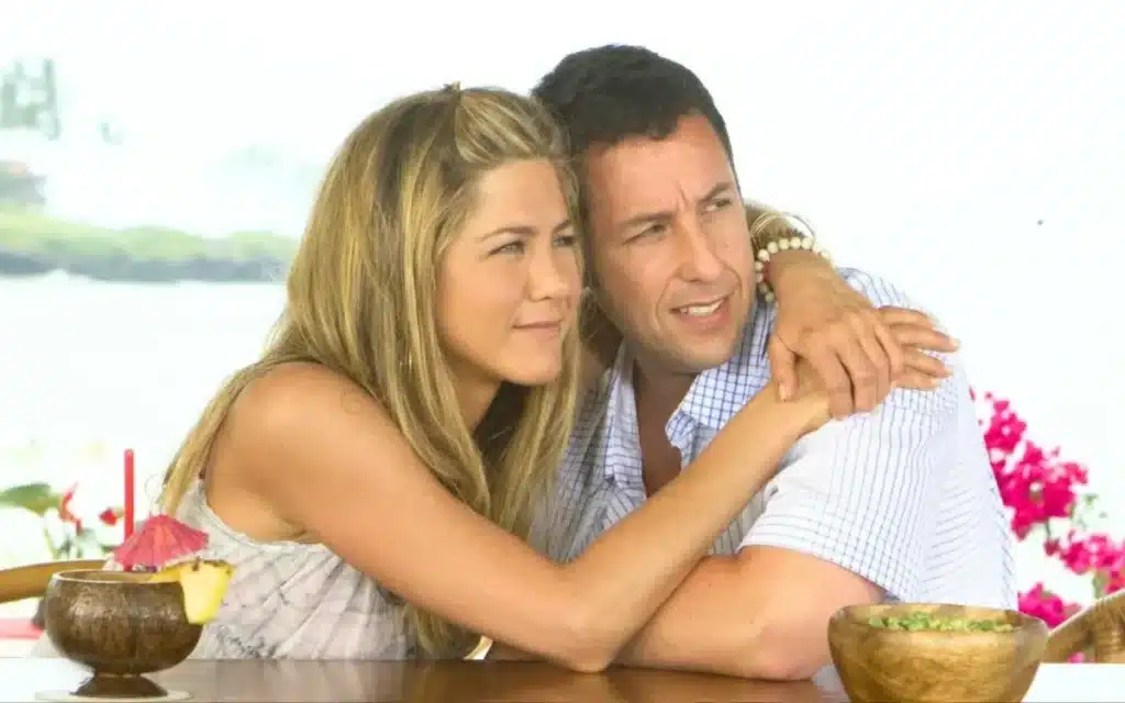 Jennifer Aniston walked out of an interview with Adam Sandler after finding out that he bought his Grown Ups co-stars Maserati cars as gifts