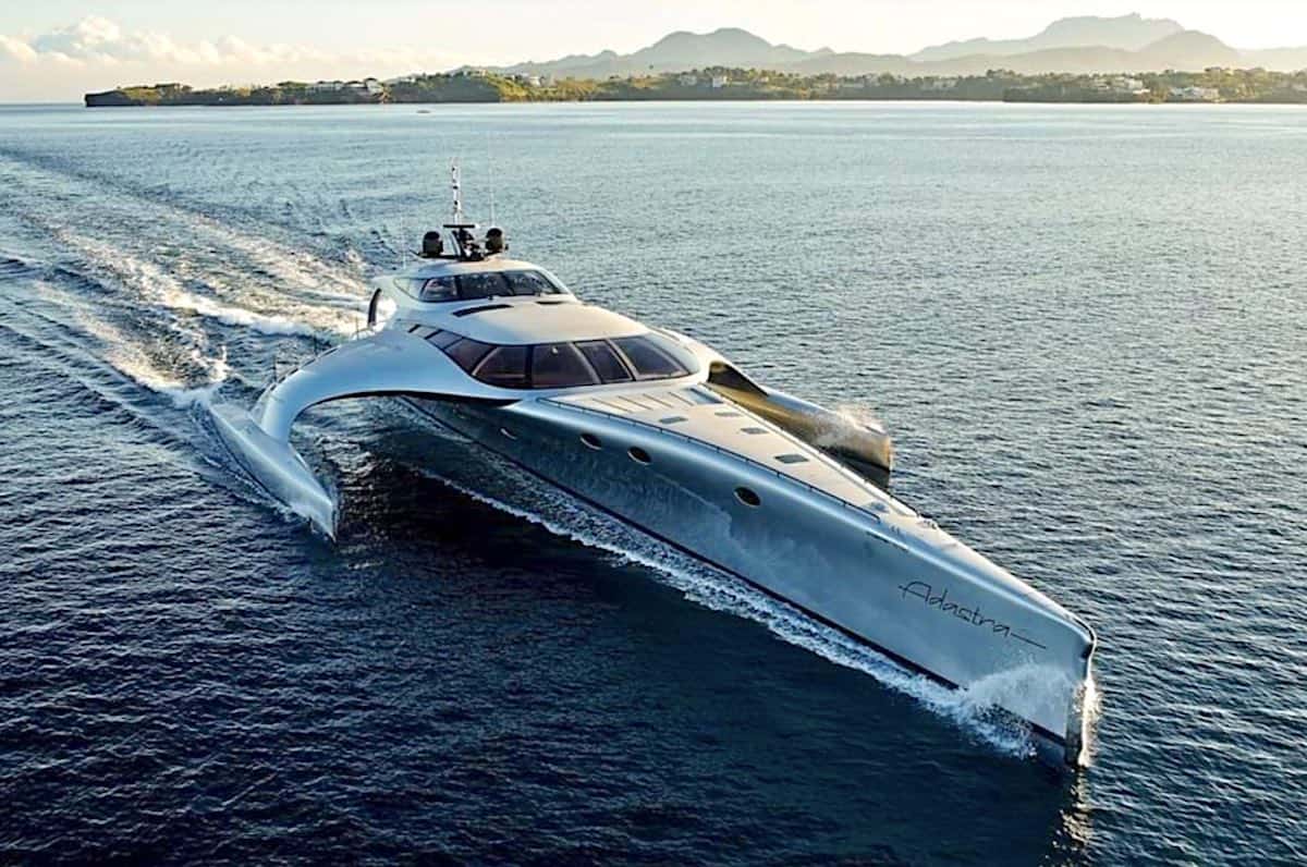 Adastra 140-foot trimaran yacht