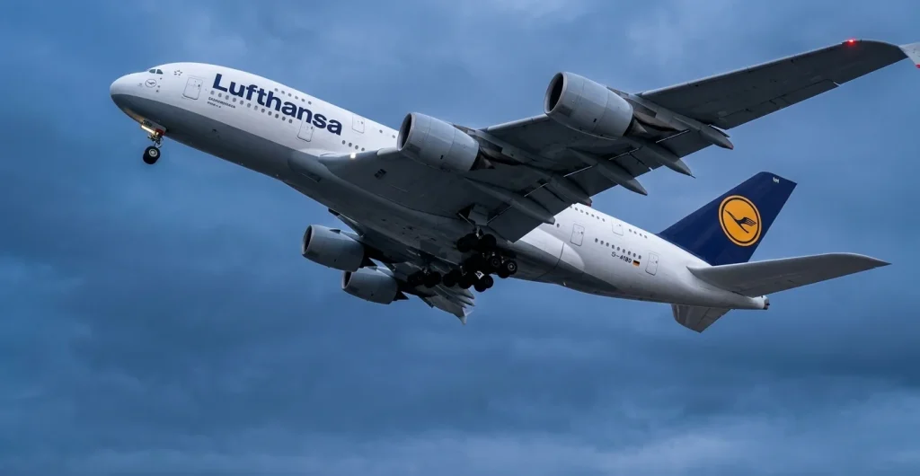 After over three decades years in the cockpit of an Airbus A380, retiring pilot Christian Pokorski was given a guard of honor before performing a breathtaking maneuver with passengers onboard