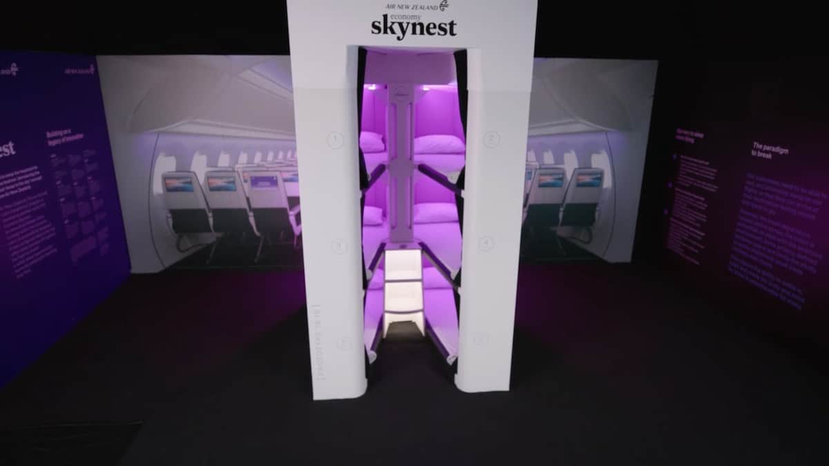 Air New Zealand's SkyNest concept