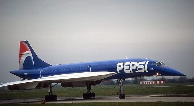 Pepsi once repainted a Concorde as part of a $500M project and it had a major impact on the plane’s performance
