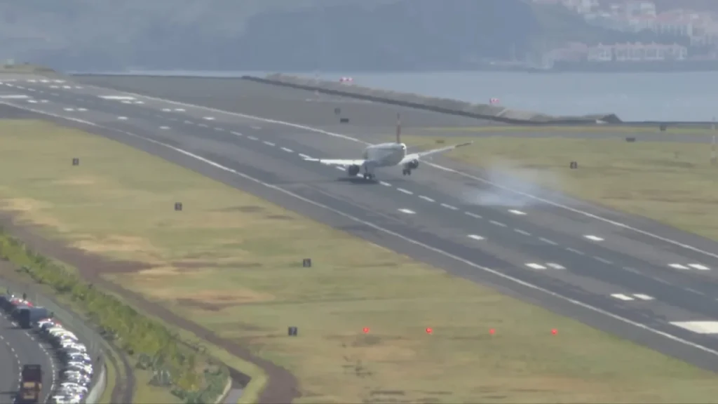 Airbus A321 performs one of the wildest landings you will see on one of the toughest runways in the entire world at Madeira Airport