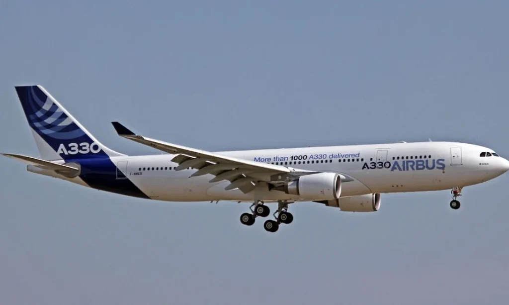 Airbus A330 looks suspended in place on takeoff in physics-defying footage due to unique stormy conditions